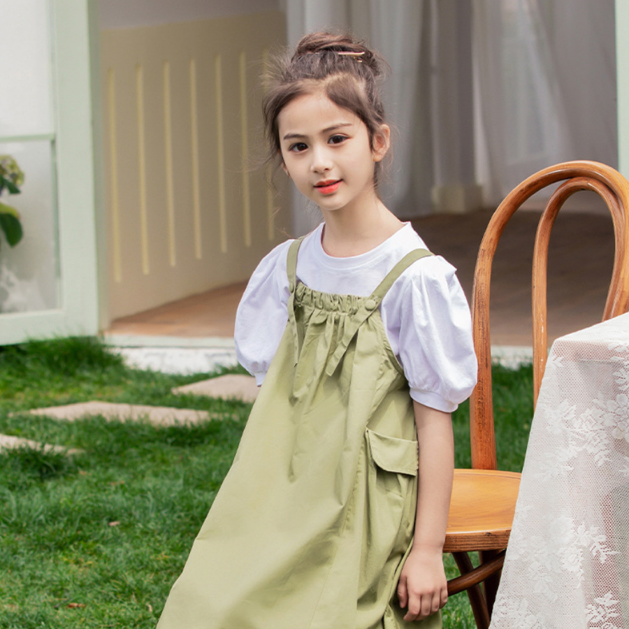 Sleeve T-Short & Jumper Skirt / TuTu Beans