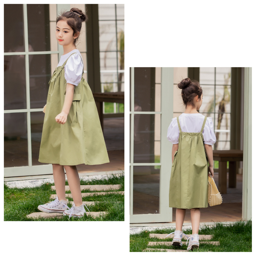 Sleeve T-Short & Jumper Skirt / TuTu Beans