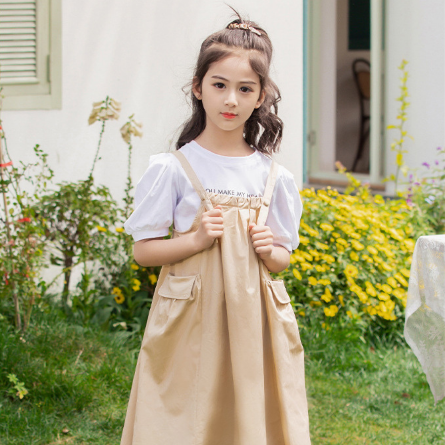 Sleeve T-Short & Jumper Skirt / TuTu Beans
