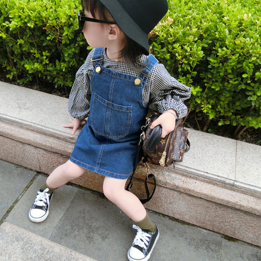 Denim Jumper Skirt / EnDast