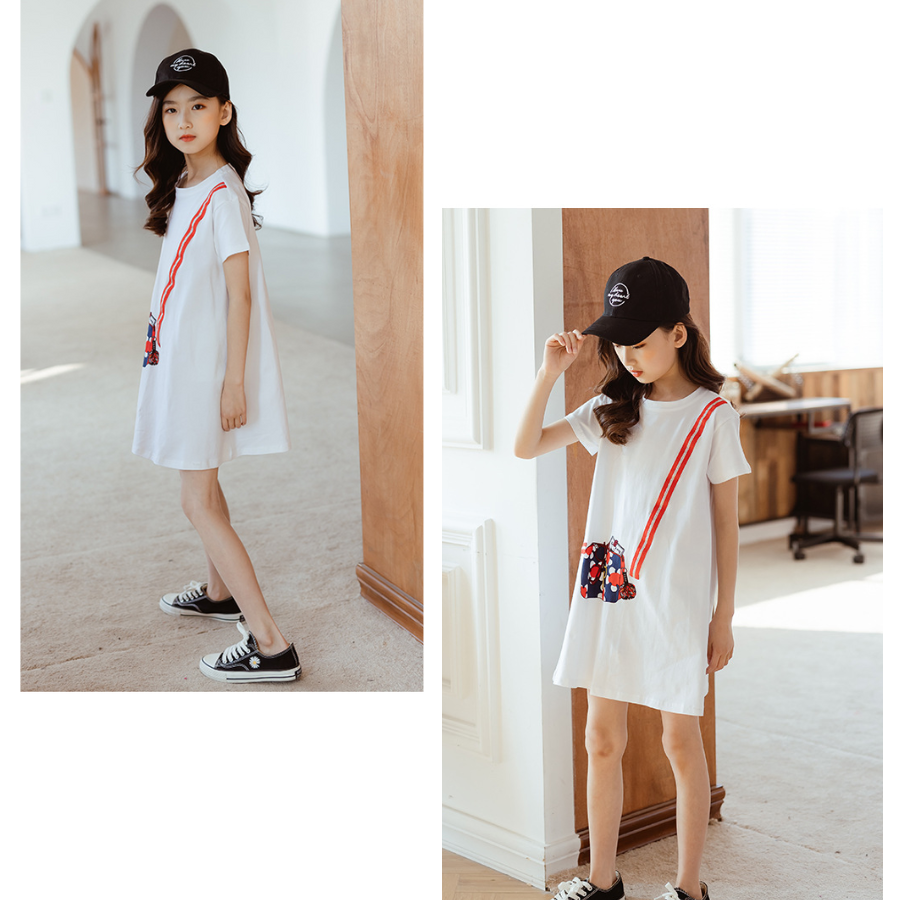 Short Sleeve Dress / TuTu Beans