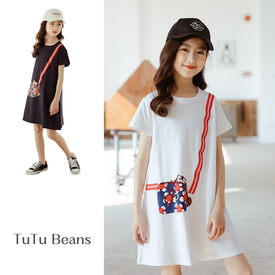Short Sleeve Dress / TuTu Beans