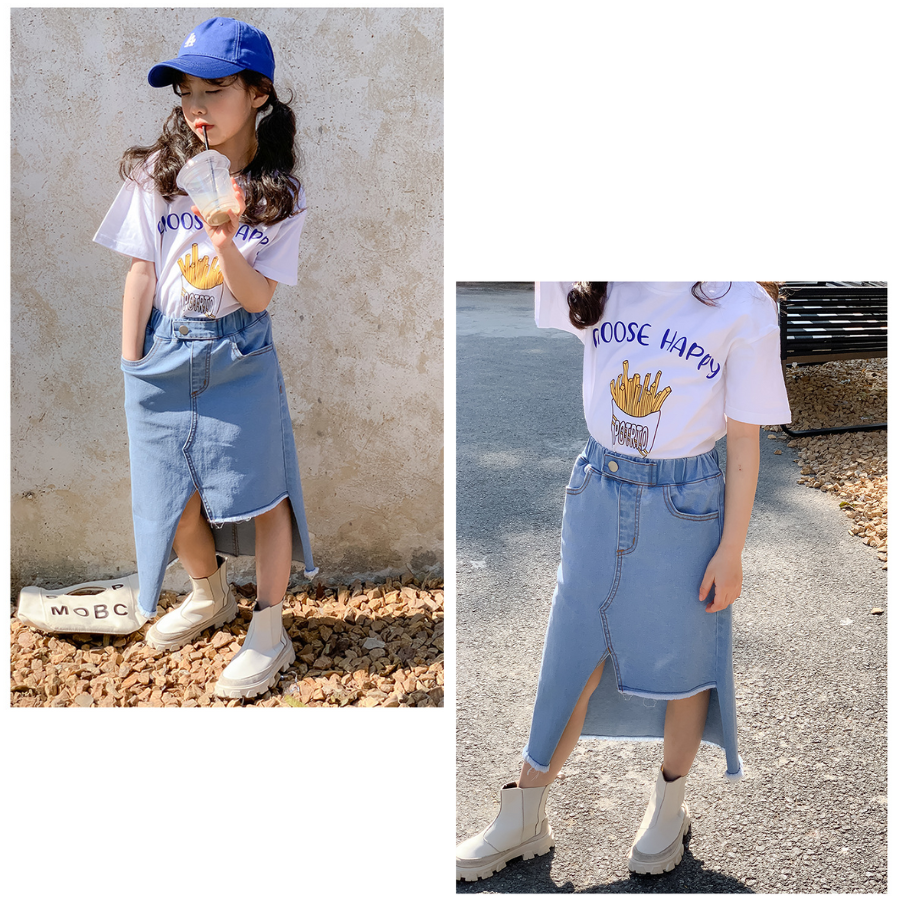 Denim Skirt / TuTu Beans