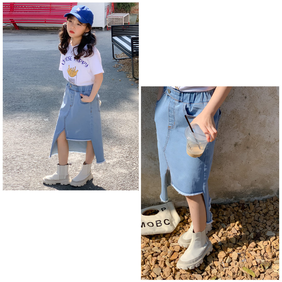 Denim Skirt / TuTu Beans