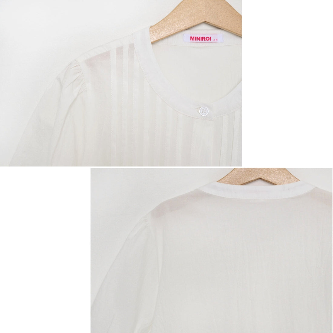 MINIROI ガールズ ブラウス 白 半袖 ふんわり バルーン袖 春夏 おしゃれ かわいい カジュアル フォーマル 小学生 中学生 韓国子供服 110cm 120cm 130cm 140cm 150cm