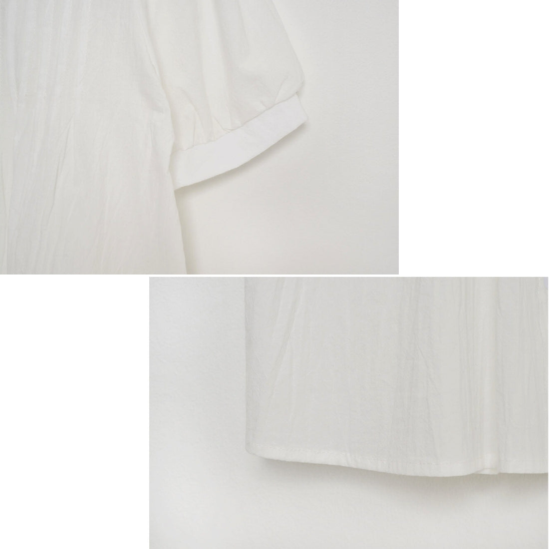 MINIROI ガールズ ブラウス 白 半袖 ふんわり バルーン袖 春夏 おしゃれ かわいい カジュアル フォーマル 小学生 中学生 韓国子供服 110cm 120cm 130cm 140cm 150cm